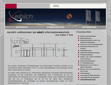 Tablet Screenshot of eibich.de